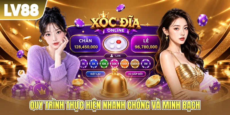 Quy trình thực hiện nhanh chóng và minh bạch